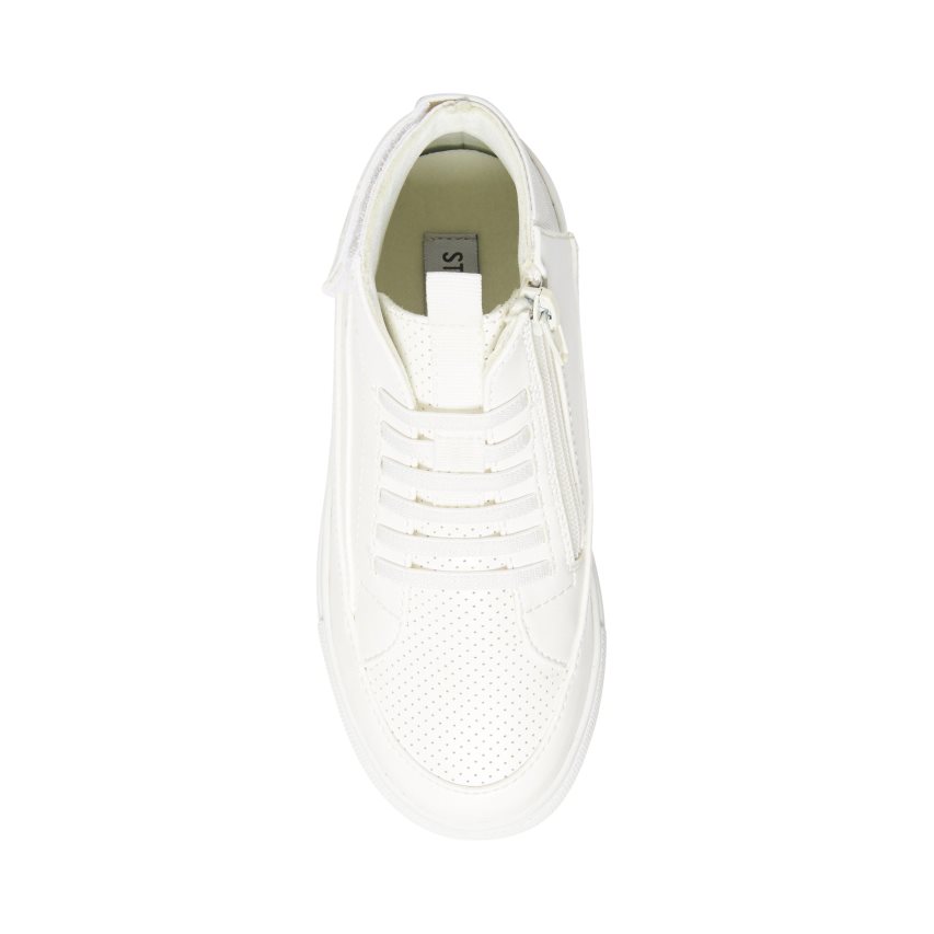 White Steve Madden Achangee Kids' Sneakers | PH 4253FU16